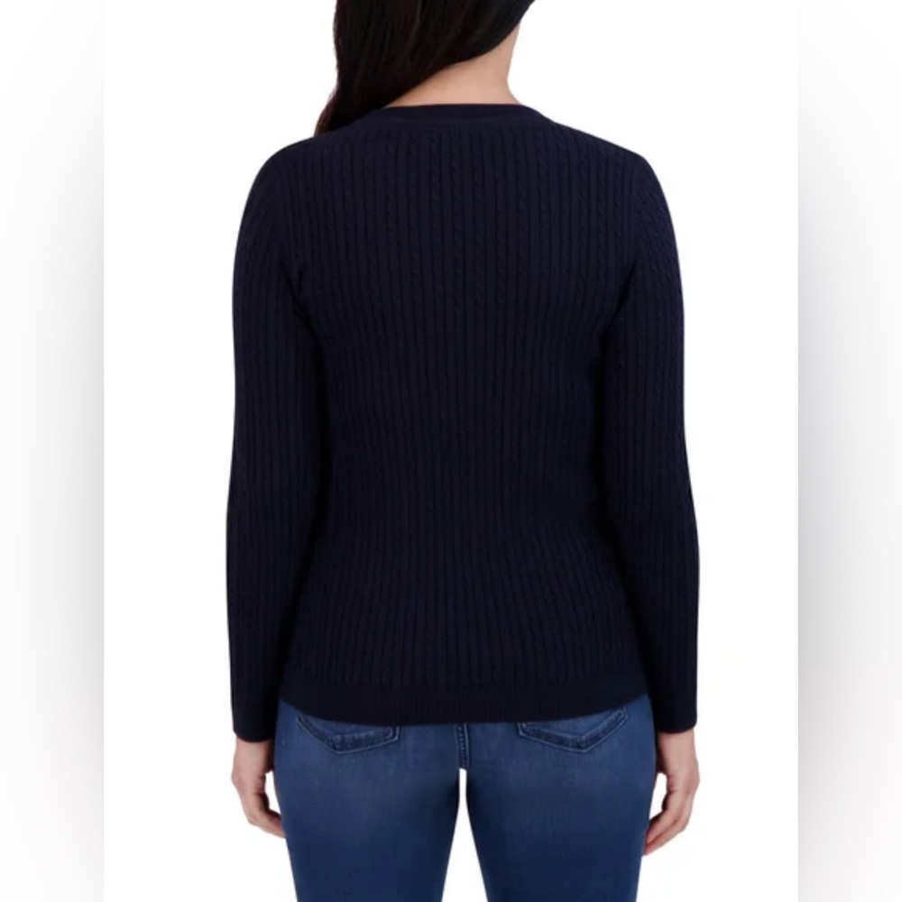 ✨ Tommy Hilfiger Cable Knit Sweater – Classic Closet Staple ✨NWT - Picture 3 of 3